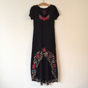 High low maxi dress.